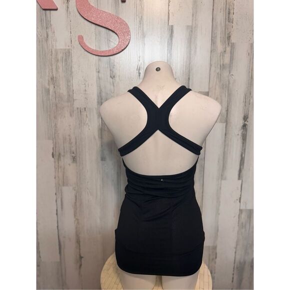 Aspire black tank top with built in sports bra size XSMALL - Picture 6 of 10